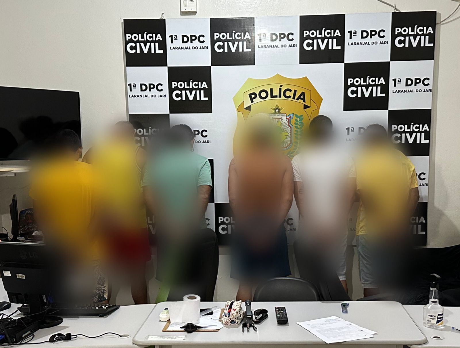 EM LARANJAL DO JARI, POLÍCIA CIVIL DEFLAGRA OPERAÇÃO “NATAL SEGURO” E PRENDE SEIS INDIVÍDUOS